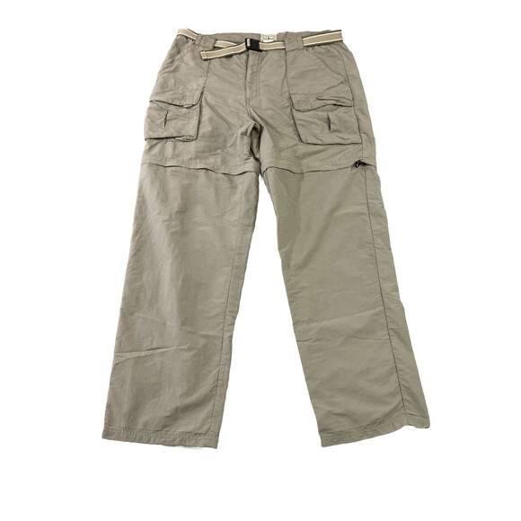 L.L. Bean Other - LL Bean Convertible Pants Men’s Large Reg Green Zip-Off Shorts Hiking Outdoors
